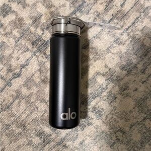 ALO Yoga Silver Water Bottle